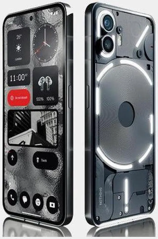 Alt view image 5 of 7 - Nothing Phone 2 5G Dual SIM 256GB ROM 12GB RAM GSM Unlocked Grey