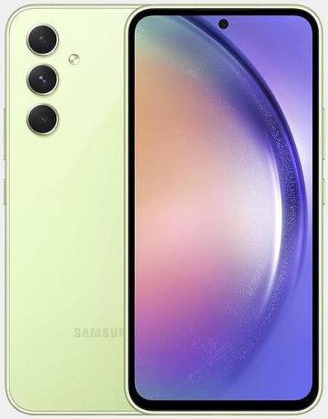 SAMSUNG Galaxy A54 5G + 4G LTE (256GB + 8GB) Unlocked Worldwide Dual Sim  6.4 120Hz 50MP Triple Cam - (Green)