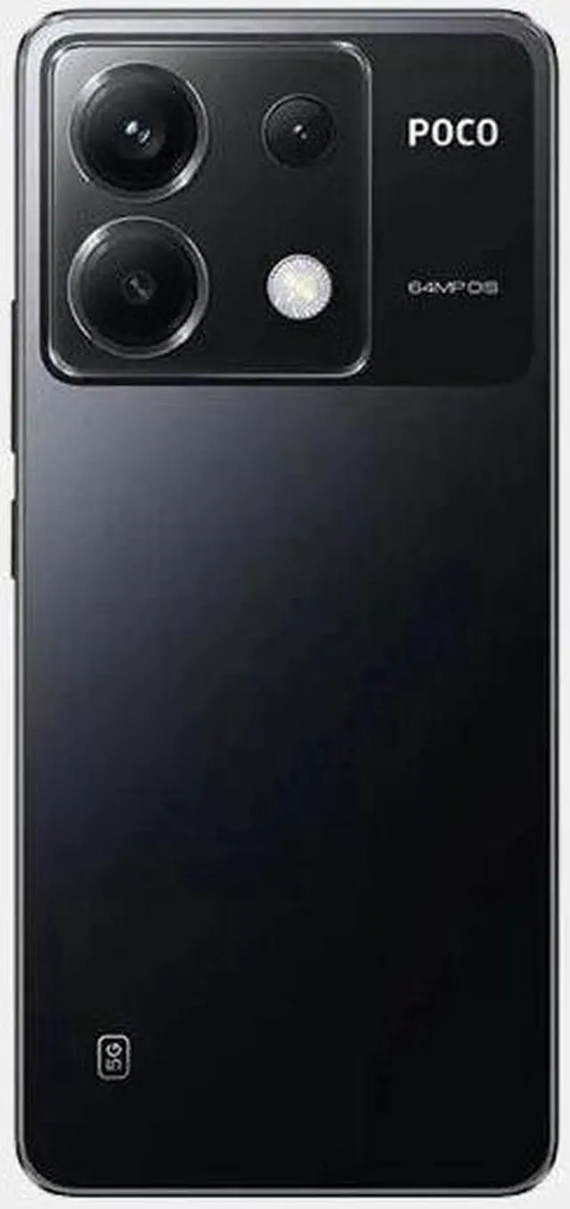 Alt view image 2 of 7 - Xiaomi Poco X6 5G + 4G LTE Global Unlocked (512GB + 12GB) GSM 6.67" 64MP Triple Camera (T mobile Mint Tello Global) + (Car Fast Car Dual Charger Bundle) (Black (Global ROM))