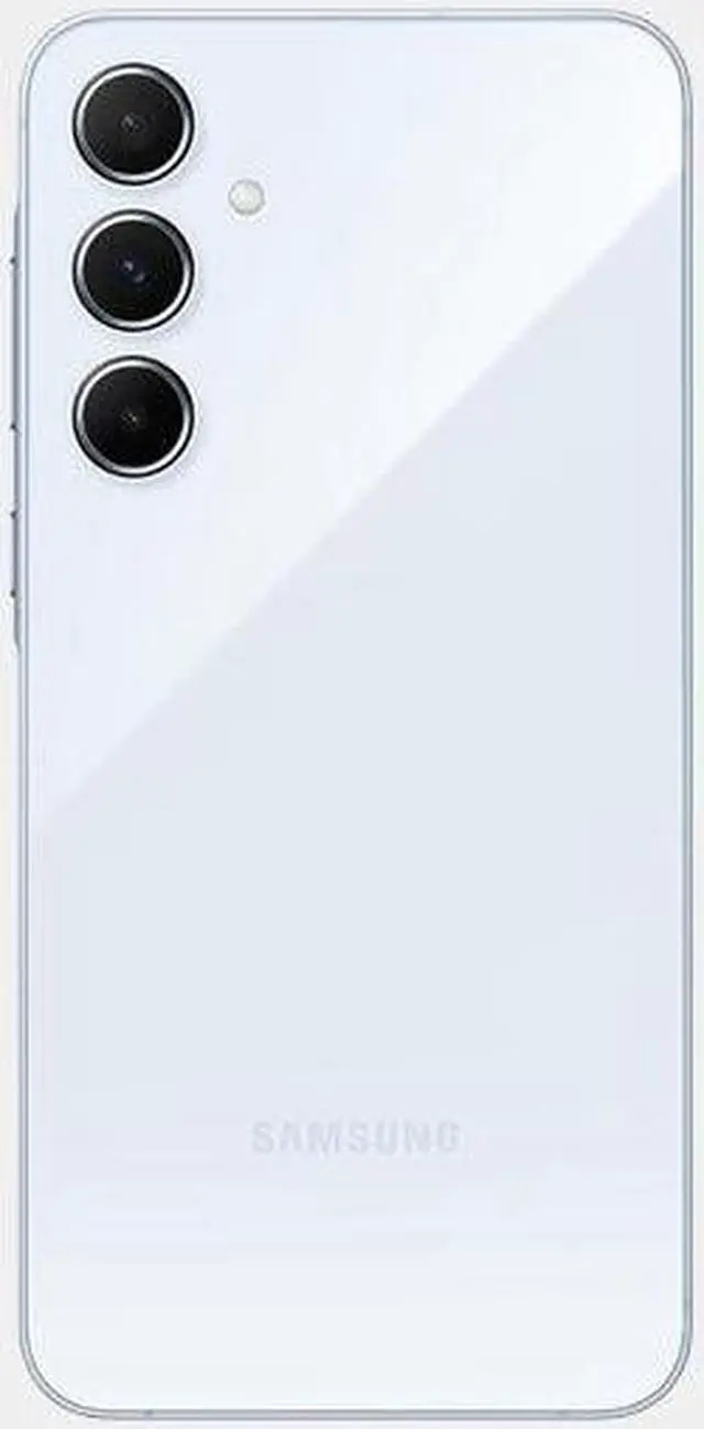 Alt view image 2 of 7 - Samsung Galaxy A55 5G A556E Dual SIM 256GB ROM 8GB RAM GSM Unlocked - Awesome Ice blue