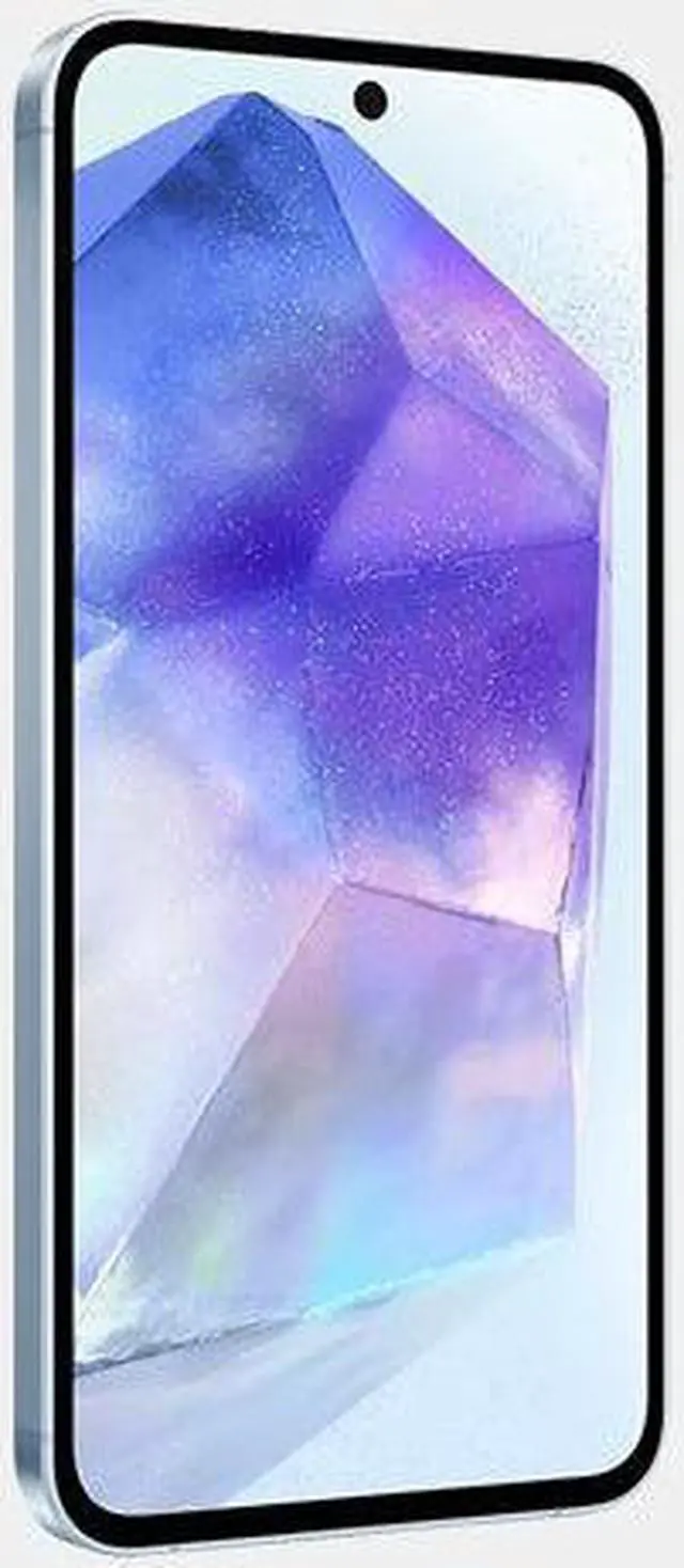 Alt view image 5 of 7 - Samsung Galaxy A55 5G A556E Dual SIM 256GB ROM 8GB RAM GSM Unlocked - Awesome Ice blue