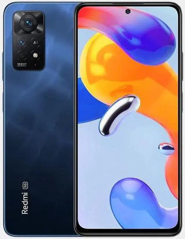Alt view image 4 of 7 - Xiaomi Redmi Note 11 Pro 4G Volte 128GB + 6GB Factory Unlocked 6.67" 108MP Camera Night Mode (Not Verizon Sprint Boost Cricket Metro At&T) + (w/Fast Car Charger Bundle) (Star Blue)