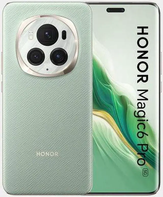 Alt view image 6 of 10 - Honor Magic6 Pro DUAL SIM 512GB ROM + 12GB RAM (GSM | CDMA) Factory Unlocked 5G Smartphone (Epi Green) - International Version