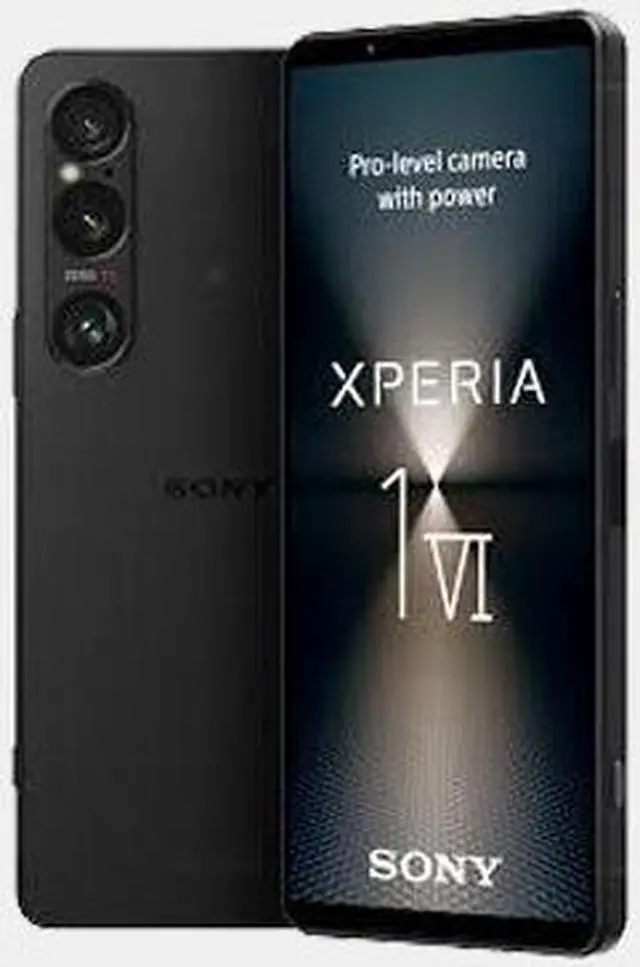 Alt view image 2 of 7 - Sony Xperia 1 VI XQ-EC72 5G Dual SIM 512GB ROM 12GB RAM GSM Unlocked - Black