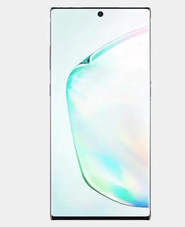 Alt view image 7 of 7 - Samsung Galaxy Note 10+ N975F 256GB ROM 8GB RAM Dual SIM GSM Unlocked - Aura Glow