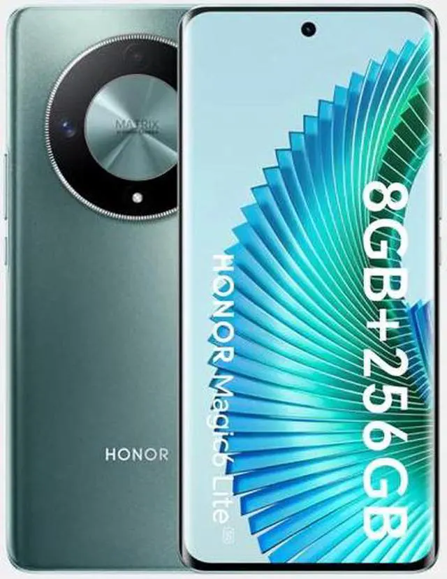 Alt view image 6 of 10 - Honor Magic6 Lite DUAL SIM 256GB ROM + 8GB RAM (GSM Only | No CDMA) Factory Unlocked 5G Smartphone (Emerald Green) - International Version