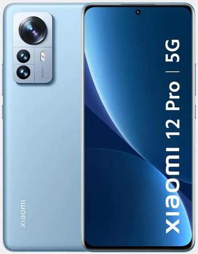 Alt view image 3 of 7 - Xiaomi 12 Pro 5G Dual SIM 256GB ROM 12GB RAM GSM Unlocked - Blue