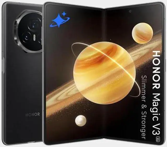 Alt view image 7 of 7 - Honor Magic V3 5G 512GB ROM 12GB RAM Dual SIM GSM Unlocked - Brown
