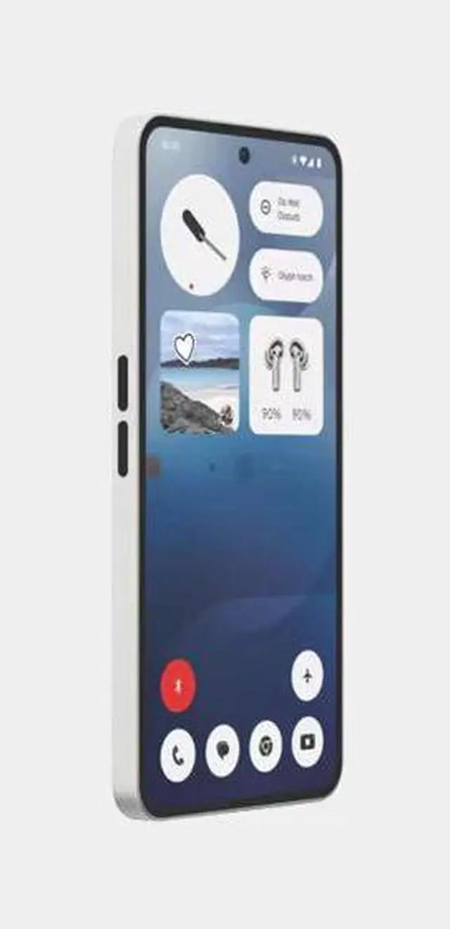 Alt view image 5 of 7 - Nothing Phone 3a 5G Dual SIM 256GB ROM 12GB RAM GSM Unlocked - White