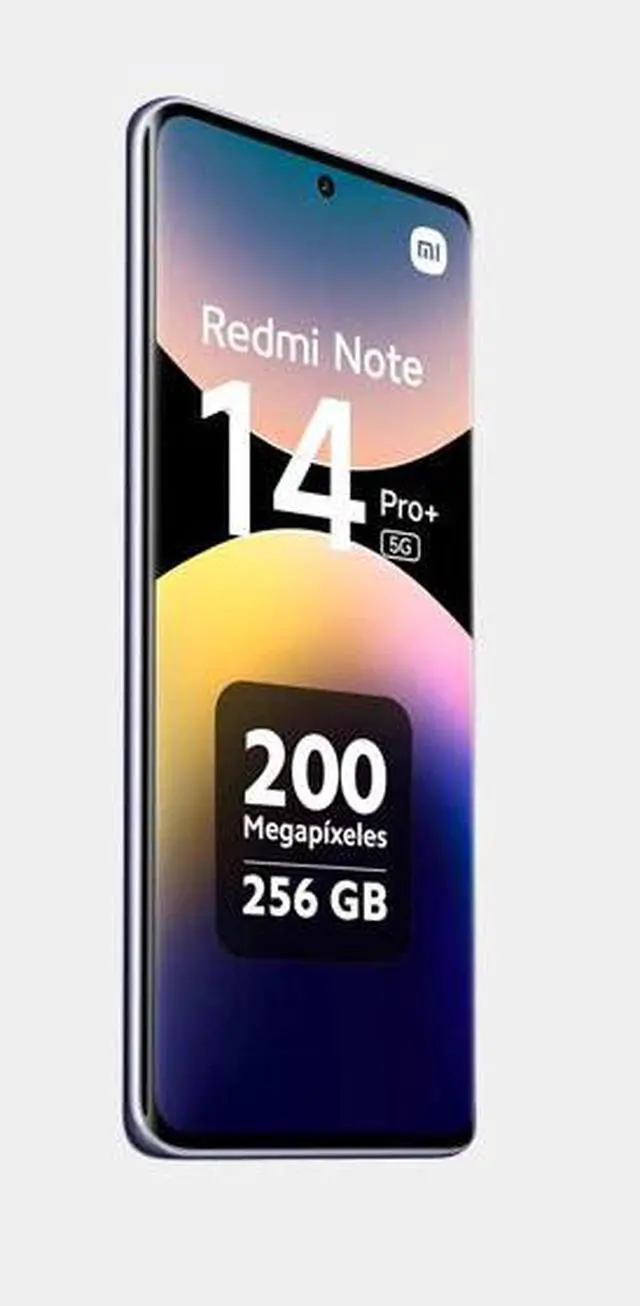 Alt view image 3 of 7 - Xiaomi Redmi Note 14 Pro Plus 5G 256GB ROM 8GB RAM Dual SIM GSM Unlocked - Lavender Purple