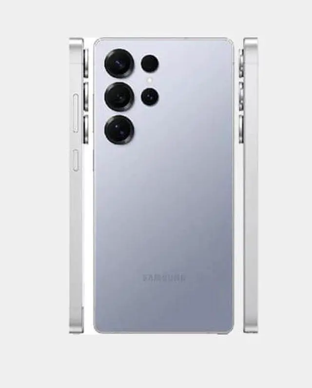 Alt view image 9 of 10 - SAMSUNG Galaxy S25 Ultra 5G S938B 512GB ROM 12GB RAM Dual SIM GSM Unlocked - Silver blue