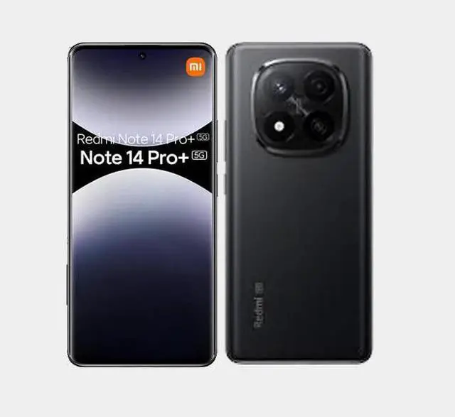 Alt view image 3 of 7 - Xiaomi Redmi Note 14 Pro Plus 5G 256GB ROM 8GB RAM Dual SIM GSM Unlocked - Midnight Black