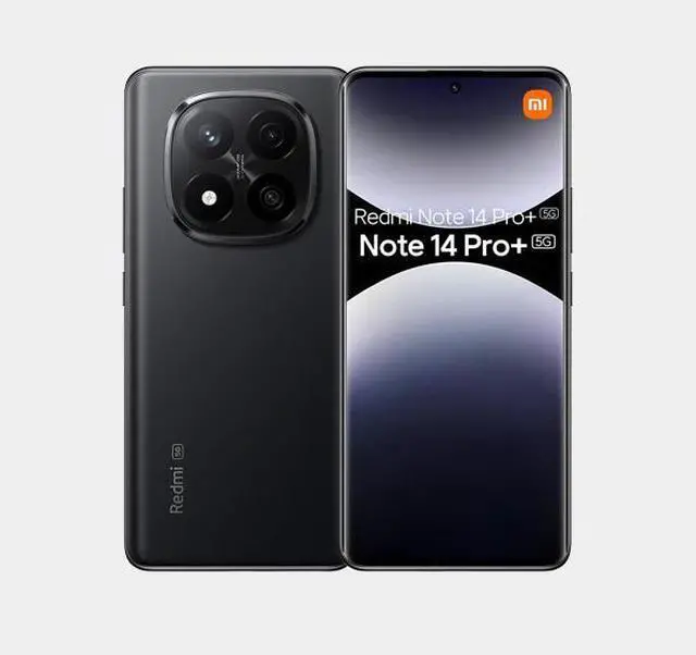 Alt view image 6 of 7 - Xiaomi Redmi Note 14 Pro Plus 5G 256GB ROM 8GB RAM Dual SIM GSM Unlocked - Midnight Black