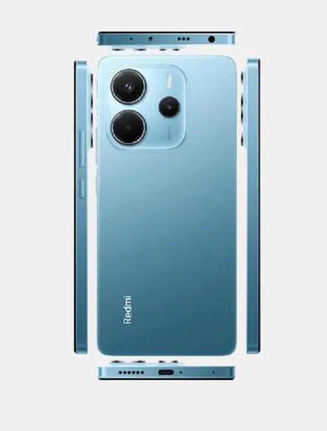 Alt view image 7 of 7 - Xiaomi Redmi Note 14 4G 256GB ROM 8GB RAM Dual SIM GSM Unlocked - Ocean Blue