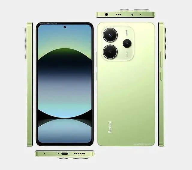 Alt view image 5 of 7 - Xiaomi Redmi Note 14 4G 256GB ROM 8GB RAM Dual SIM GSM Unlocked - Lime Green