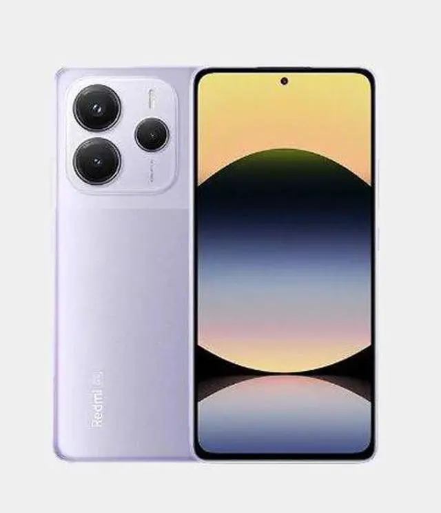 Alt view image 3 of 7 - Xiaomi Redmi Note 14 5G 256GB ROM 8GB RAM Dual Sim GSM Unlocked - Lavender Purple