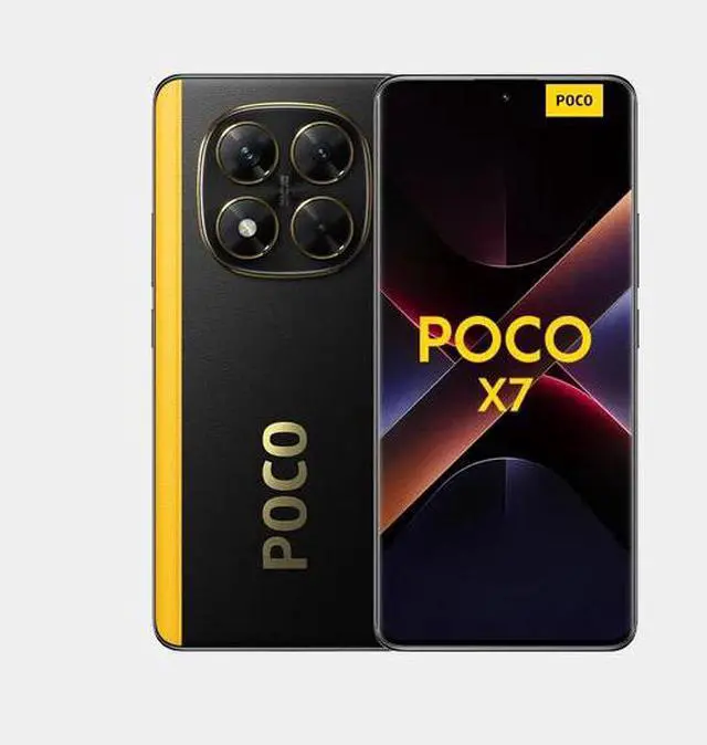 Alt view image 3 of 7 - Xiaomi Poco X7 5G 256GB ROM 8GB RAM Dual SIM GSM Unlocked - Black