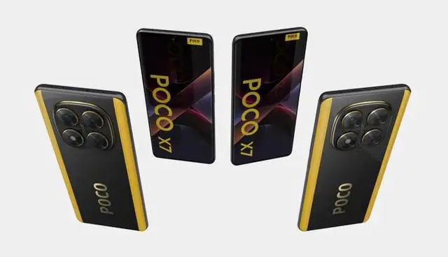 Alt view image 6 of 7 - Xiaomi Poco X7 5G 256GB ROM 8GB RAM Dual SIM GSM Unlocked - Black