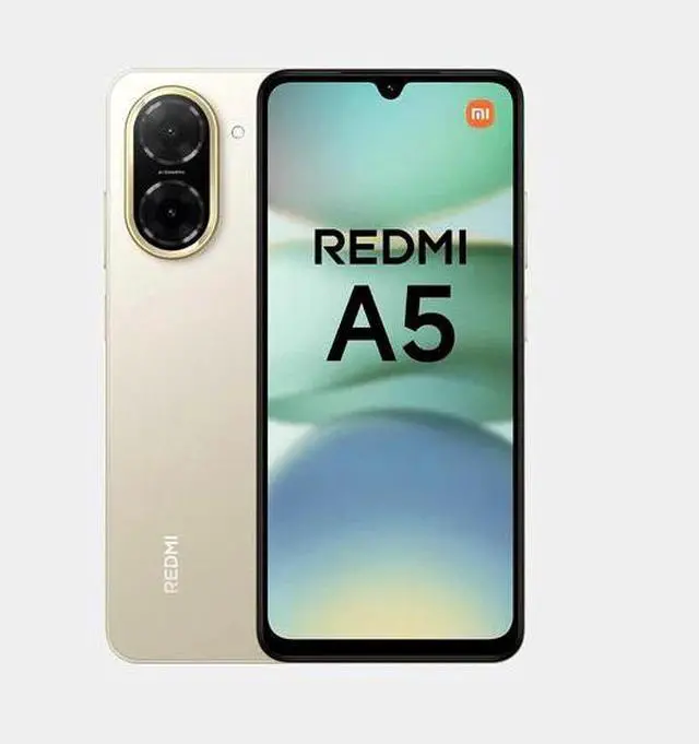 Alt view image 3 of 7 - Xiaomi Redmi A5 4G 64GB ROM 3GB RAM Dual SIM GSM Unlocked - Gold