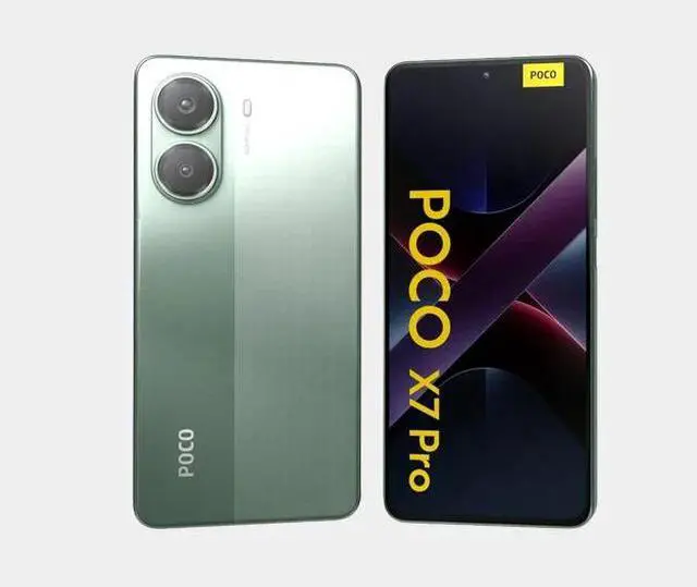 Alt view image 7 of 7 - Xiaomi Poco X7 PRO 5G 256GB ROM 8GB RAM Dual SIM GSM Unlocked - Green
