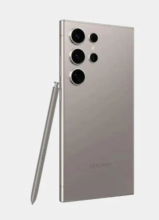 Alt view image 4 of 7 - Samsung Galaxy S24 Ultra 5G S928B 12GB RAM 256GB ROM Dual SIM GSM Unlocked Titanium Grey