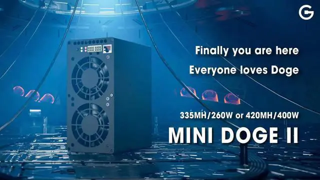 Alt view image 2 of 7 - New Release Goldshell Mini Doge II LTC & Doge Miner 420MH/s,400W Super Slience Home Mining Upgrade Version From Goldshell Mini Doge pro