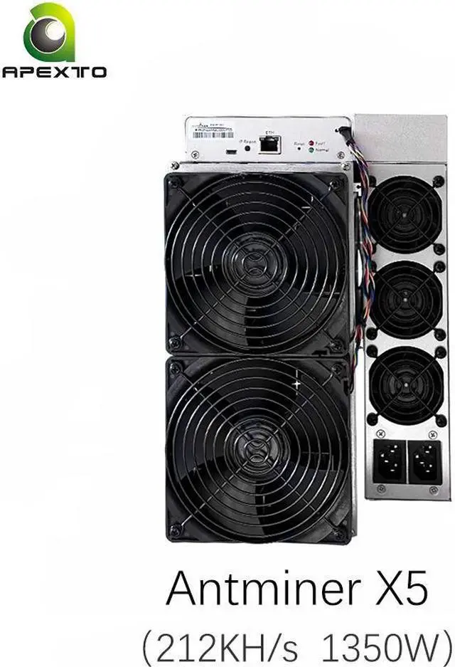 Main image of Bitmain Antminer X5 Asic XMR Miner RandomX Mining Algorithm Air-cooling Blockchain Equipment Crypto Hardware Sept. Batch