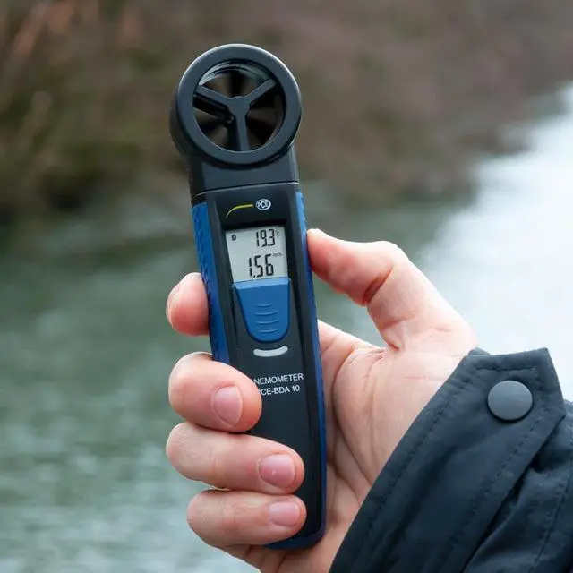 Alt view image 3 of 6 - PCE-BDA 10 Digital Anemometer, With Bluetooth