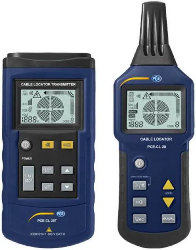 Main image of PCE-CL 20 Cable and Wire Detector, CAT III 300 V