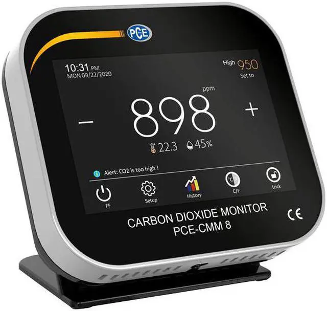 Main image of PCE-CMM 8 Digital CO2-Meter, 0 to 9999 ppm