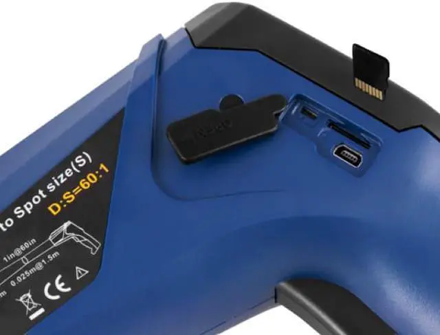 Alt view image 3 of 7 - PCE-895 Digital Infrared Thermometer, USB Interface, -58 to 2912°F