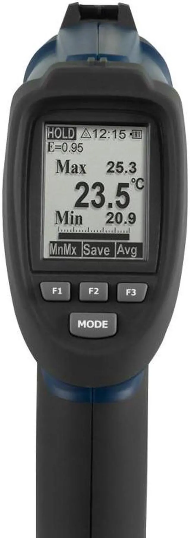 Alt view image 2 of 7 - PCE-894 Digital Infrared Thermometer, with Bluetooth, -58 to 3362°F