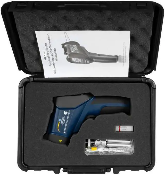 Alt view image 7 of 7 - PCE-894 Digital Infrared Thermometer, with Bluetooth, -58 to 3362°F