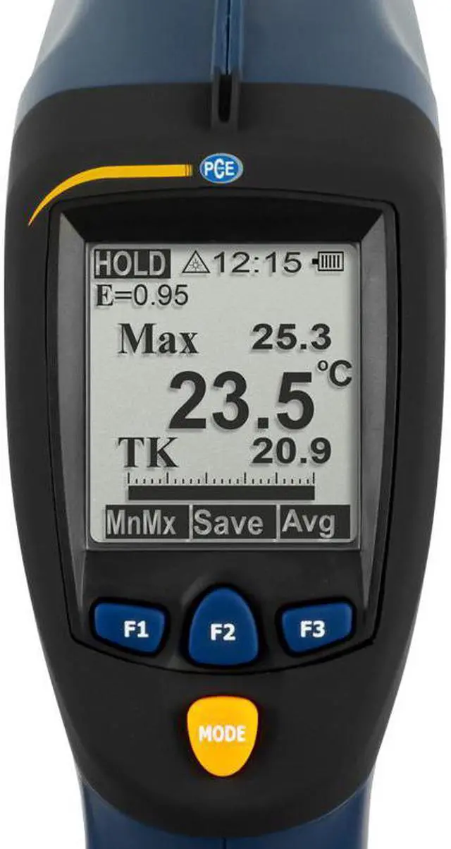 Alt view image 2 of 7 - PCE-893 Digital Infrared Thermometer, -58 to 2192°F