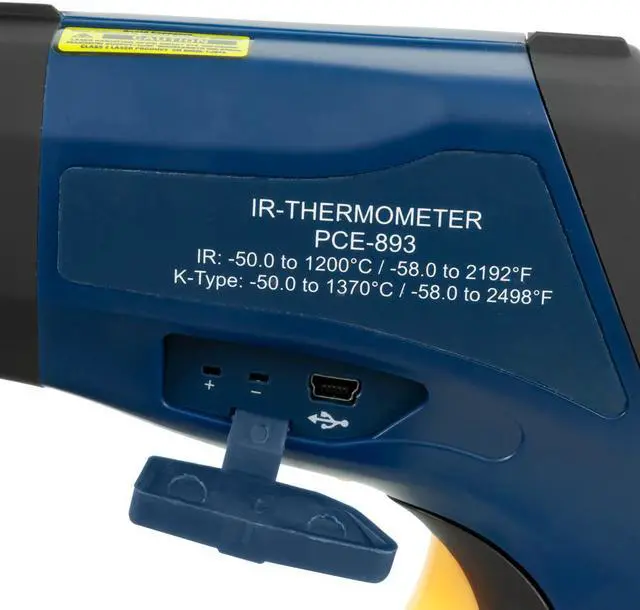 Alt view image 4 of 7 - PCE-893 Digital Infrared Thermometer, -58 to 2192°F