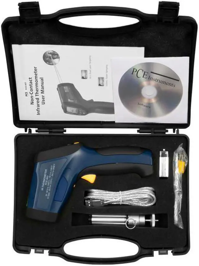 Alt view image 7 of 7 - PCE-893 Digital Infrared Thermometer, -58 to 2192°F