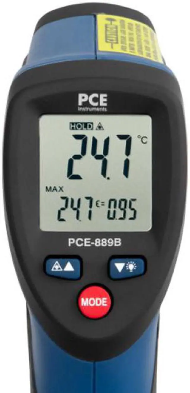 Alt view image 2 of 7 - PCE-889B Digital Infrared Thermometer, -58 to 1832°F
