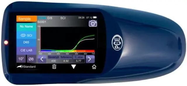Alt view image 3 of 7 - PCE-CSM 22 Colorimeter, Bluetooth Connectivity