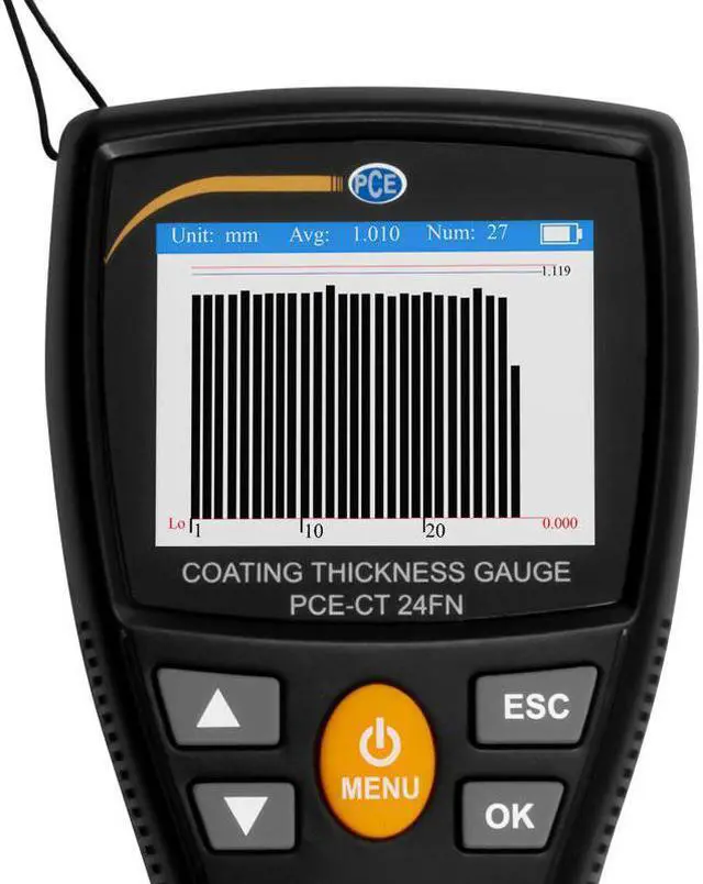 Alt view image 3 of 7 - PCE-CT 24FN Coating Thickness Gauge, Up 0 to 1500 m