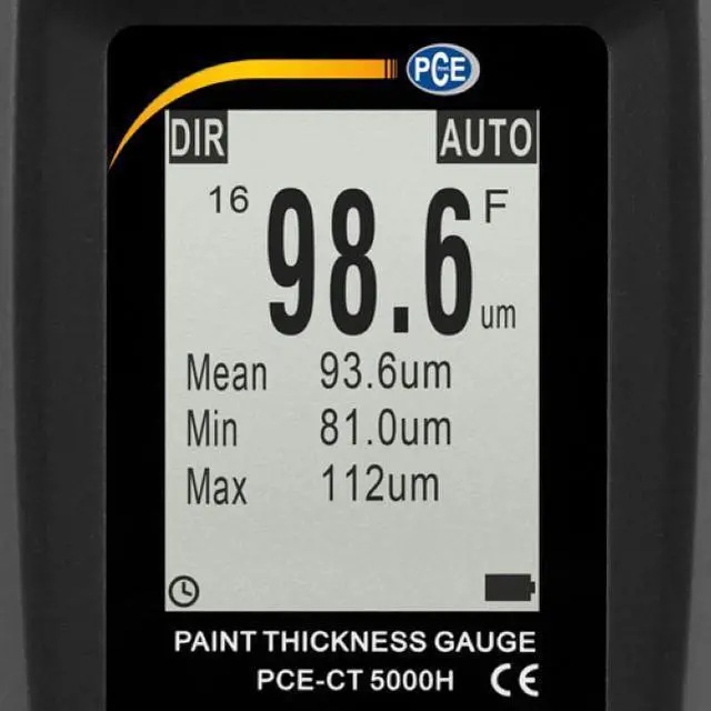 Alt view image 2 of 7 - PCE-CT 5000H Coating Thickness Gauge, Includes Type F and Type N probe