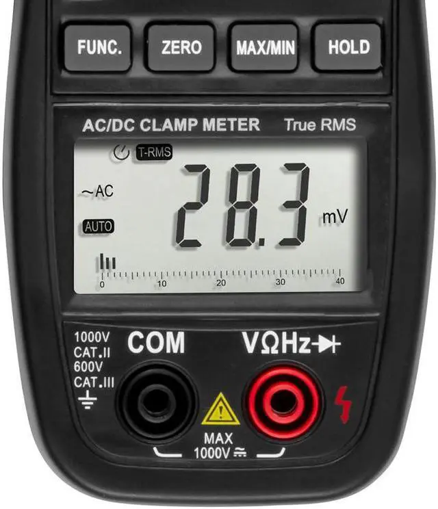 Alt view image 2 of 6 - PCE-DC 20 Digital Multimeter Current Clamp, Current Clamp opening 40 mm