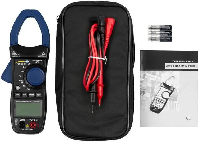 Alt view image 6 of 6 - PCE-DC 20 Digital Multimeter Current Clamp, Current Clamp opening 40 mm