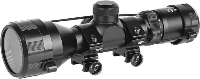 Alt view image 5 of 6 - CVLIFE 3-9x40 Compact Rifle Scope Crosshair Reticle with Free Mounts for Quick Aiming and Shooting