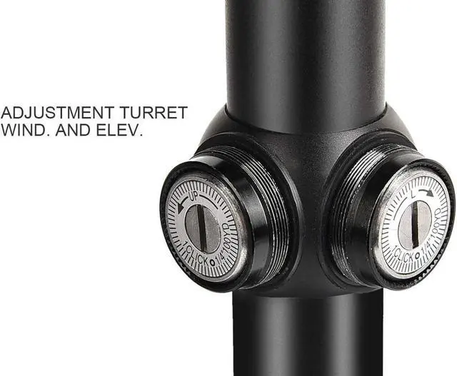 Alt view image 4 of 7 - CVLIFE 3-9x40 Optics R4 Reticle Crosshair Scope with 20mm Free Mounts