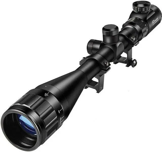 Main image of CVLIFE Hunting Rifle Scope 6-24x50 AOE Red and Green Illuminated Gun Scope with Free Mount
