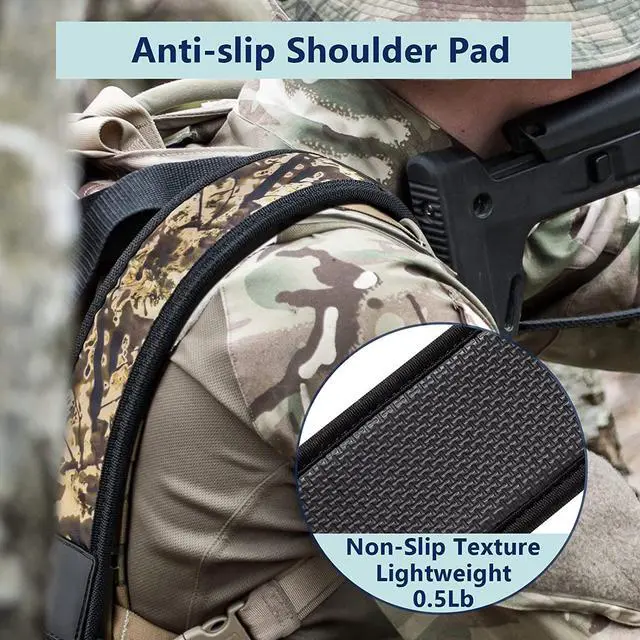 Alt view image 4 of 7 - 2 Point Sling with Swivels, Comfortable Neoprene Padded, Length Adjustable Shoulder Strap for Outdoors