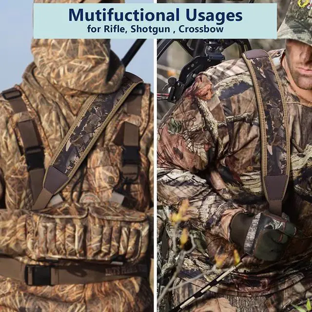 Alt view image 6 of 7 - 2 Point Sling with Swivels, Comfortable Neoprene Padded, Length Adjustable Shoulder Strap for Outdoors