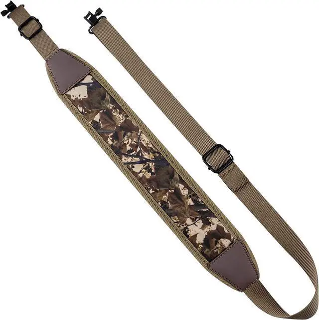 Main image of 2 Point Sling with Swivels, Comfortable Neoprene Padded, Length Adjustable Shoulder Strap for Outdoors