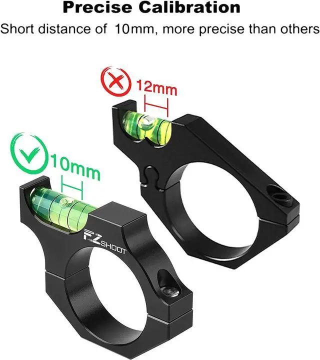 Alt view image 4 of 6 - Scope Level Precise Calibration, 34mm Scope Bubble Level, Scope Mounting Kit, Scope Leveling Kit, Rifle Level, Anti Cant Scope Level