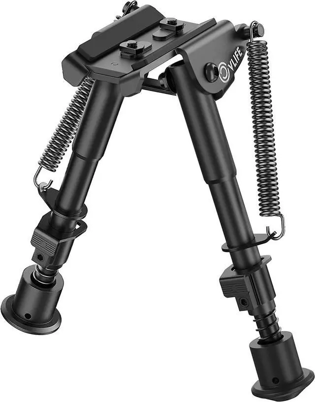 Main image of CVLIFE Bipod 6-9 Inch Lightweight Rifle Bipod for M-Rail (0.54 lbs) Attach Directly for Hunting and Shooting